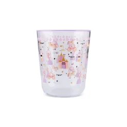 Karaca Kids 3-Teiliges Glasbecher-Set Für Mädchen, Rosa Hot