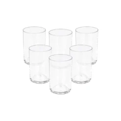 Karaca Krs Wasserglas Set 6 teilig Klar Best