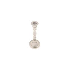 Karaca Lara Kerzenhalter 2-teiliges Set 22,75 cm Silber Sılber Best