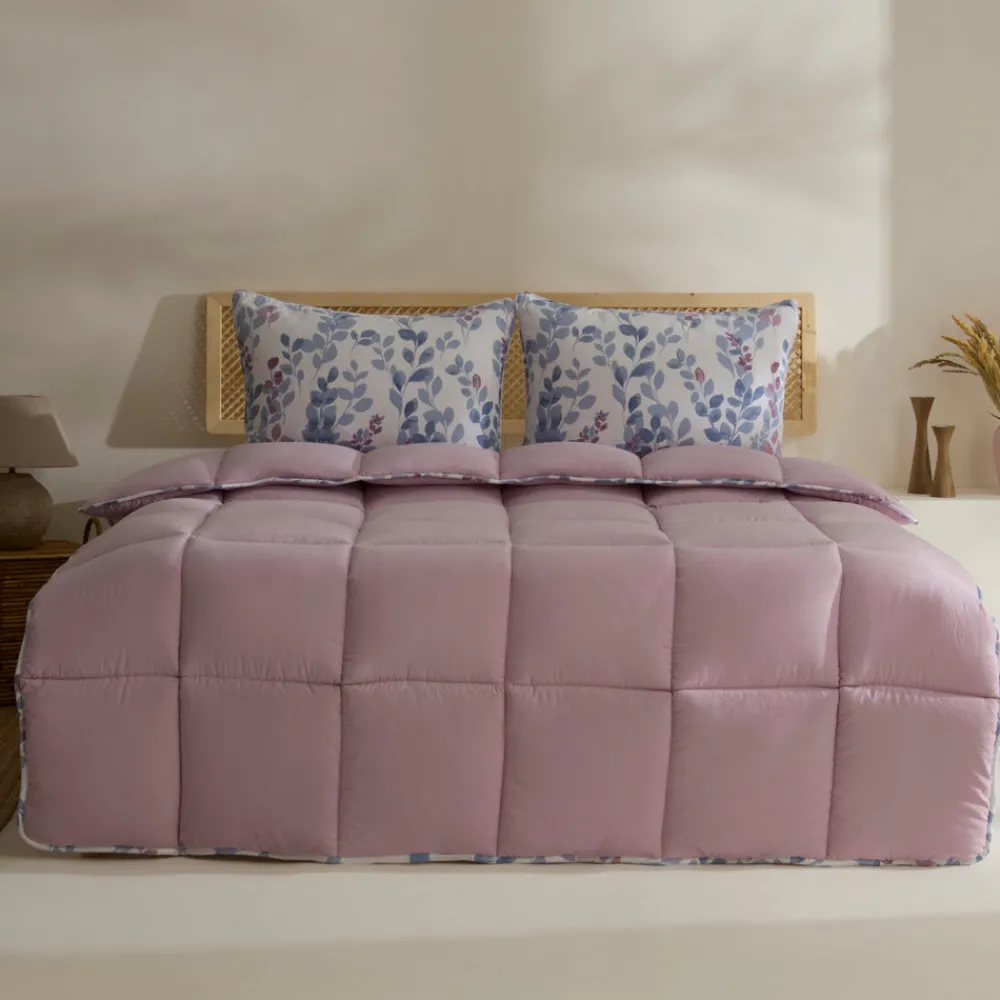 Karaca Leaf Multicolor Doppelbett Komforter Set 200x200+2x50x70 Multıfarben Online