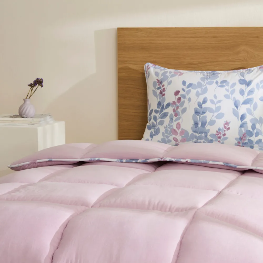 Karaca Leaf Multicolor Einzel Comforter Set 135x200+50x70 Inhalt: 12% Nylon, 88% Polyester Innenfüllung: 100% Polyester Maße: 135 x 200 cm + 50x70 cm Multıfarben Outlet