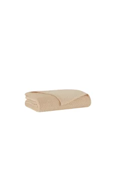 Karaca Leaves Ecru Welsoft TV Decke 130x150 Ekru Best
