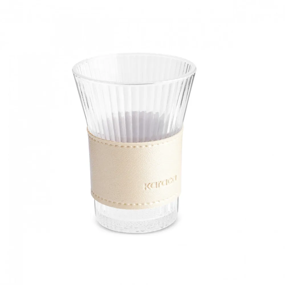 Karaca Leder Cool Touch Latte Glas 210 Ml Gold Clearance