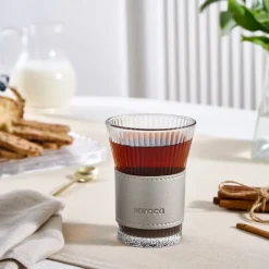 Karaca Leder Cool Touch Latte Bardağı 210 ml Platin Platın Sale