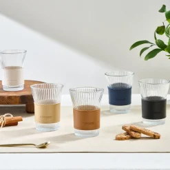 Karaca Leder Cool Touch Latte Glas 210 Ml Perlmutt Perlesent New