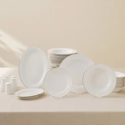 Karaca Lexi 56-teiliges Tafelgeschirr-Set für 12 Personen Gold Discount