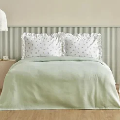 Karaca Lidya Bettwäsche-Set aus 100 % Baumwolle, Einzelbett, Grün Best