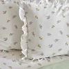 Karaca Lidya Bettwäsche-Set aus 100 % Baumwolle, Doppelbett, Grün
