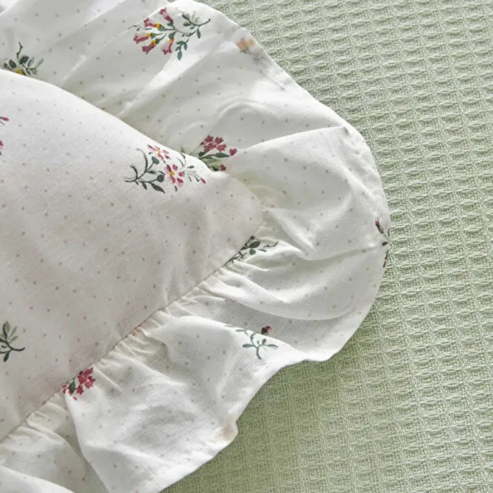 Karaca Lidya Bettwäsche-Set aus 100 % Baumwolle, Doppelbett, Grün