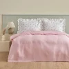 Karaca Lidya Bettwäsche-Set aus 100 % Baumwolle, Einzelbett, Rosa Clearance