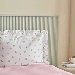 Karaca Lidya Bettwäsche-Set aus 100 % Baumwolle, Einzelbett, Rosa Clearance