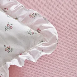 Karaca Lidya Bettwäsche-Set aus 100 % Baumwolle, Einzelbett, Rosa Clearance
