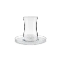 Karaca Lily 12-teiliges Türkisches Teeset für 6 Personen, 170 ml, Luster Outlet