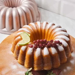 Karaca Lina Geschnittene Gießen Kuchenform 25,5 cm Rosegold Clearance
