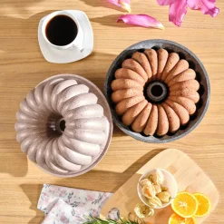 Karaca Lina Geschnittene Gießen Kuchenform 25,5 cm Rosegold Clearance