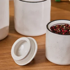 Karaca Lina Gewürzbehälter- Set 4- teilig Weıß01 Outlet