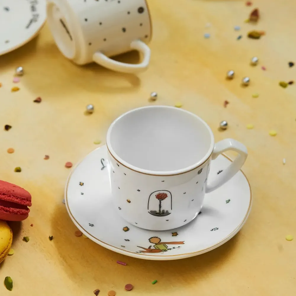 Karaca Little Prince 6 Personen Kaffeetassen-Set 80 ml Multıfarben New