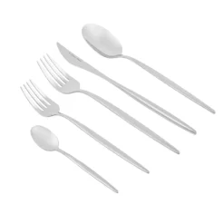 Karaca Lizbon 60-teiliges Besteckset Farblös Clearance