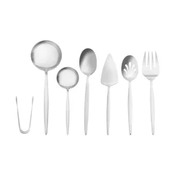Karaca Lizbon 7-teiliges Servierset in Box, Silber Hot