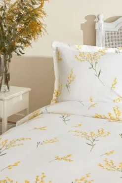 Karaca Loretta 100% Baumwolle Doppelbett-Piké-Set, Gelb Yellow Discount