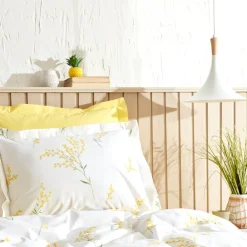 Karaca Loretta 100% Baumwolle Doppelbett-Piké-Set, Gelb Yellow Discount