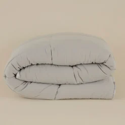 Karaca Loretta Bettwäsche-Set Doppelbett 200 x 220 cm, 100 % Baumwolle, Gelb Grau02