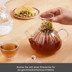 Karaca Lori Glas-Teekanne Farblös
