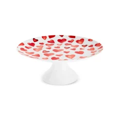 Karaca Lovely 7-teiliges Kuchen-Set für 6 Personen Rot02 Discount