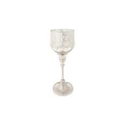 Karaca Lucca Şamdan Tealight Kerzenhalter Silber 24,75cm Sılber Online