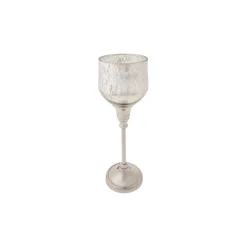 Karaca Lucca Şamdan Tealight Kerzenhalter Antikes Silber 28cm Sılber Discount