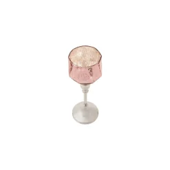 Karaca Lucca Şamdan Tealight Kerzenhalter Rosa 24cm Rosa01 Clearance