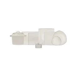 Karaca Lucia Cremegefarbenes 60 Teiliges Platin Tafelservice Für 12 Personen Platın Sale