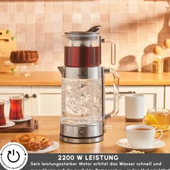 Karaca Luma Glas-Teemaschine Hot