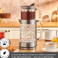 Karaca Luma Glas-Teemaschine Hot