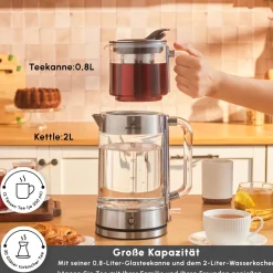 Karaca Luma Glas-Teemaschine Hot