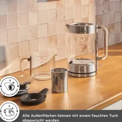 Karaca Luma Glas-Teemaschine Hot