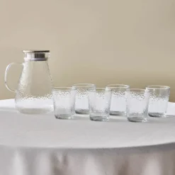 Karaca Luminous 7 Teiliges Glas Set Transparent Şeffaf Best