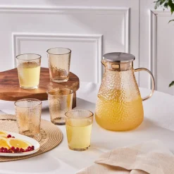 Karaca Luminous 7-teiliges Glas-Set Gelb Hot