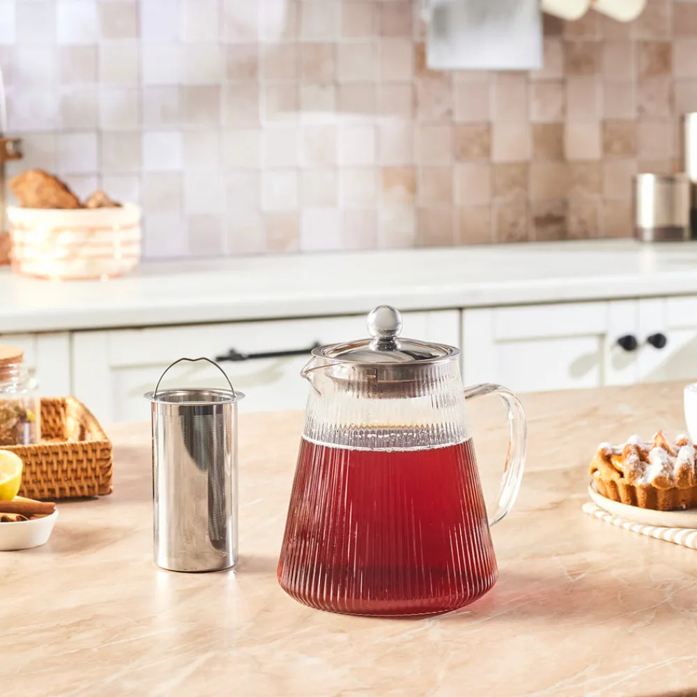 Karaca Lumira Borosilikat Glas Teekanne, 1200 Ml Sale