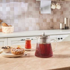 Karaca Lumira Borosilikat Glas Teekanne, 1200 Ml Sale