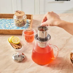 Karaca Lumira Borosilikat Glas Teekanne, 1200 Ml Sale