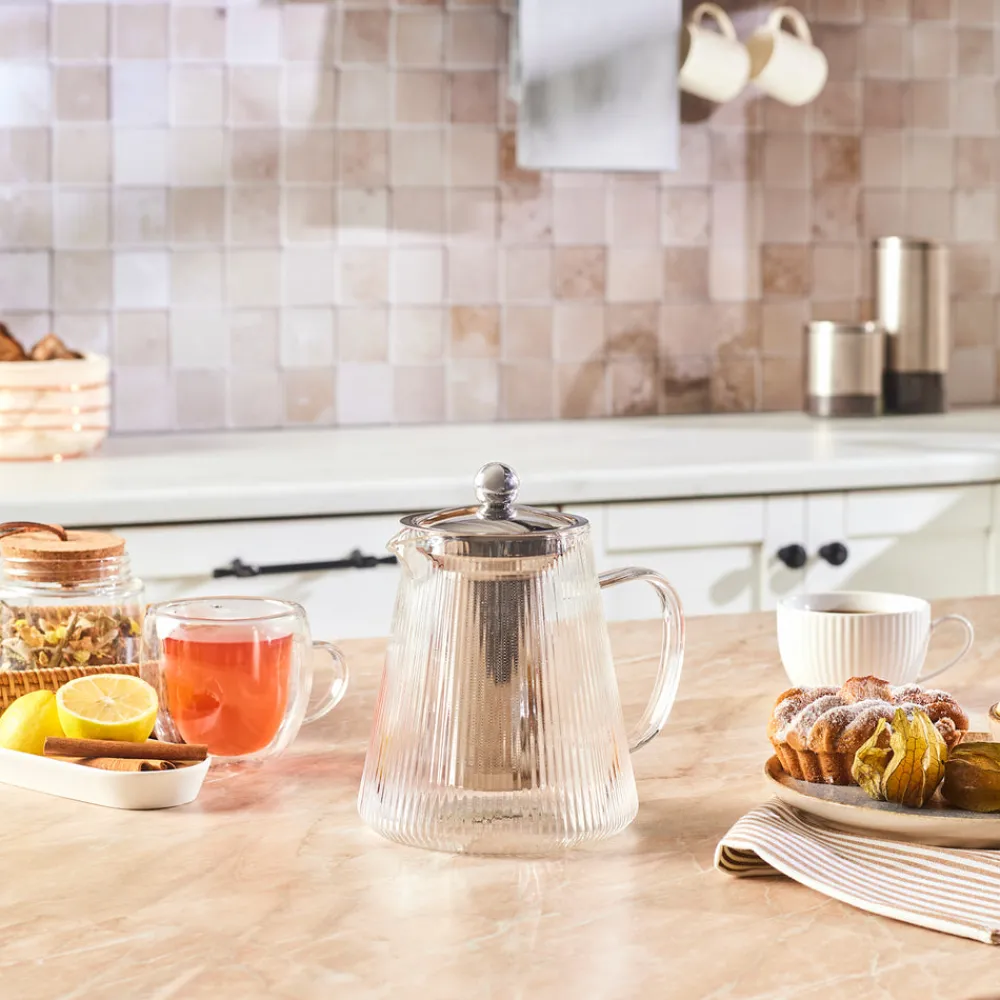 Karaca Lumira Borosilikat Glas Teekanne, 1200 Ml Sale