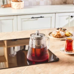 Karaca Lumira Borosilikat Glas Teekanne, 1200 Ml Sale