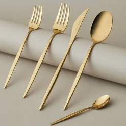 Karaca Lızbon Gold 6-Personen 30-teiliges Besteckset Discount