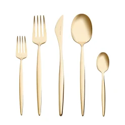 Karaca Lızbon Gold 6-Personen 30-teiliges Besteckset Discount
