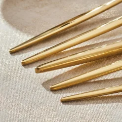 Karaca Lızbon Gold 6-Personen 30-teiliges Besteckset Discount