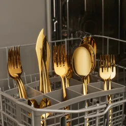 Karaca Lızbon Gold 6-Personen 30-teiliges Besteckset Discount