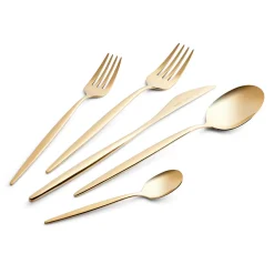 Karaca Lızbon Gold 6-Personen 30-teiliges Besteckset Discount