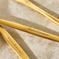 Karaca Lızbon Matte Gold 6-Personen 30-teiliges Besteckset Hot