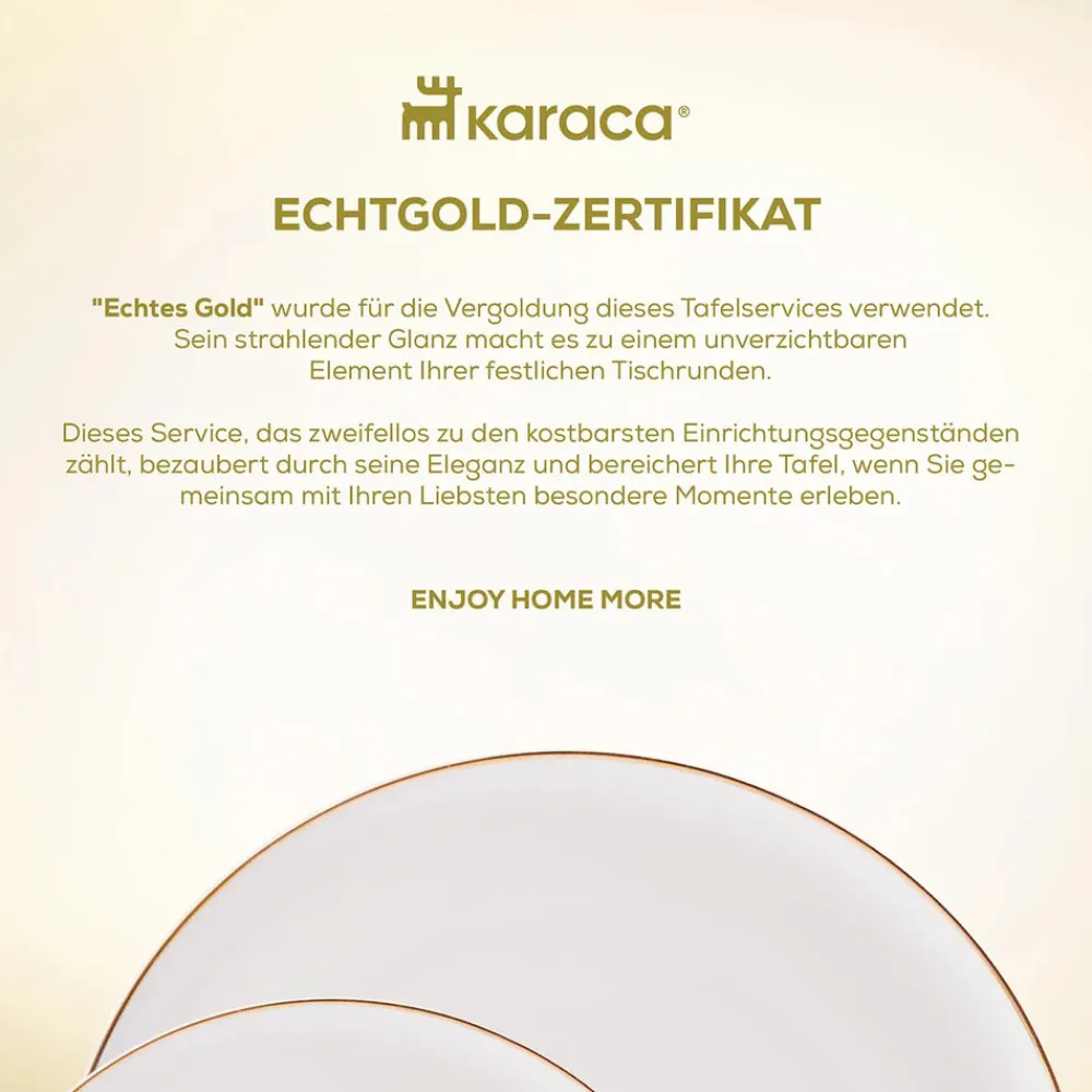 Karaca Marcelo Weiß Geschirr und Frühstücks Set, 88 Teilig Weıß01 Online